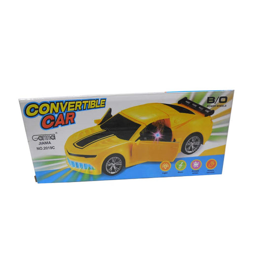 Жълта конвертируема кола с отварящи се врати ⚡