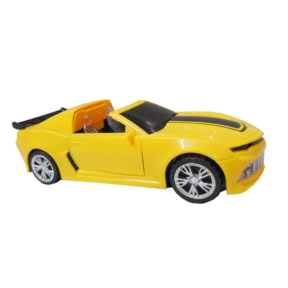 Жълта конвертируема кола с отварящи се врати ⚡
