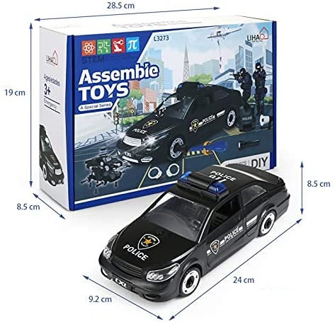 Полицейска кола за сглобяване – DIY комплект