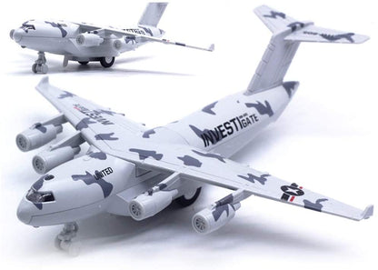 Метален военен самолет – камуфлаж