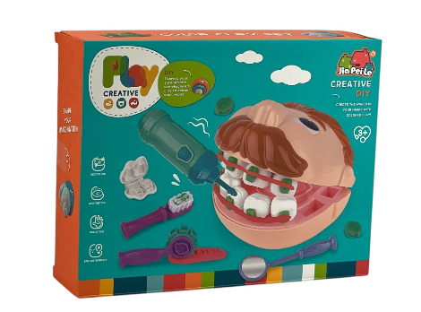 Play Creative Dentist Set – комплект за малък зъболекар с пластилин