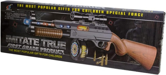 Тактическа детска пушка със светлини и звуци – TactiPro Kids 56 см