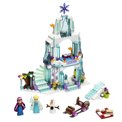 Конструктор ледено кралство – замък с фигурки | 314+ части | Ice and Snow Princess