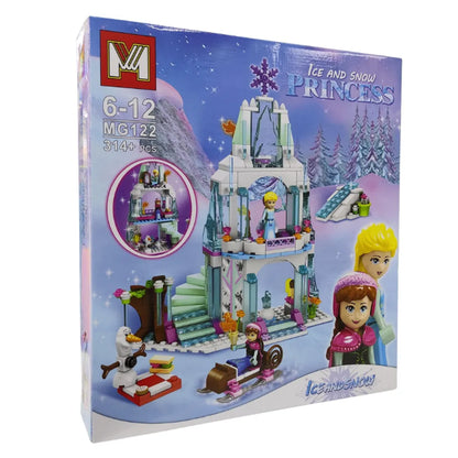 Конструктор ледено кралство – замък с фигурки | 314+ части | Ice and Snow Princess