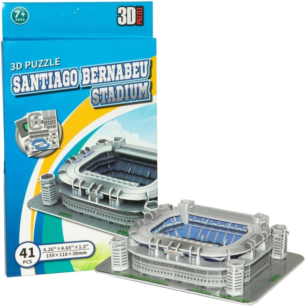 3D Пъзел Стадион Santiago Bernabeu – Реал Мадрид (41 части)