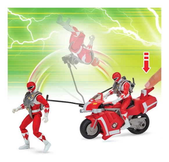 Фигурка Power Rangers Red Ranger с мотор