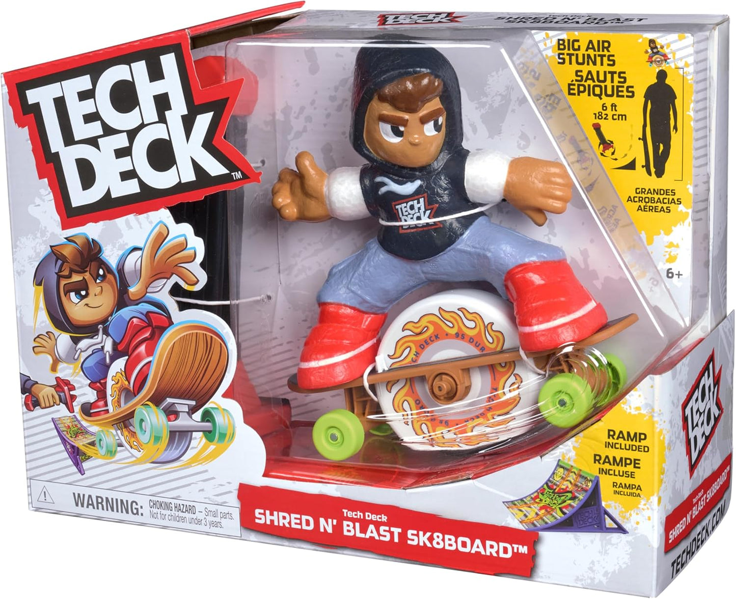 Скейтборд комплект Tech Deck Shred N Blast с рампа
