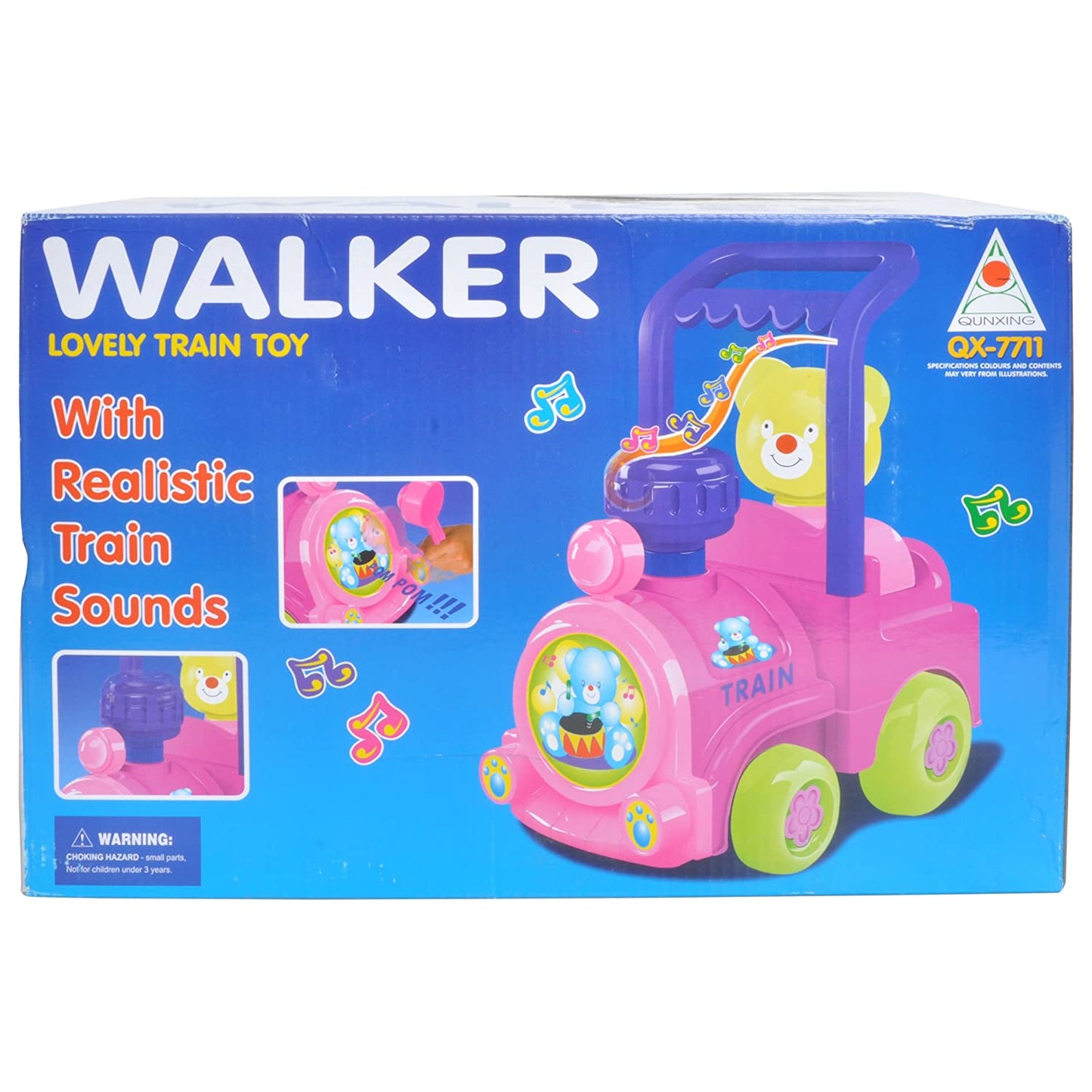 Детско влакче за бутане със звуци