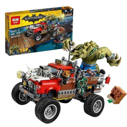 Конструктор Bat Hero – офроуд камион и Батман с лодка (460 части)