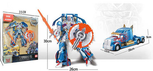Трансформиращ се робот тип Optimus Prime – 2 в 1 камион и фигура (30 см)
