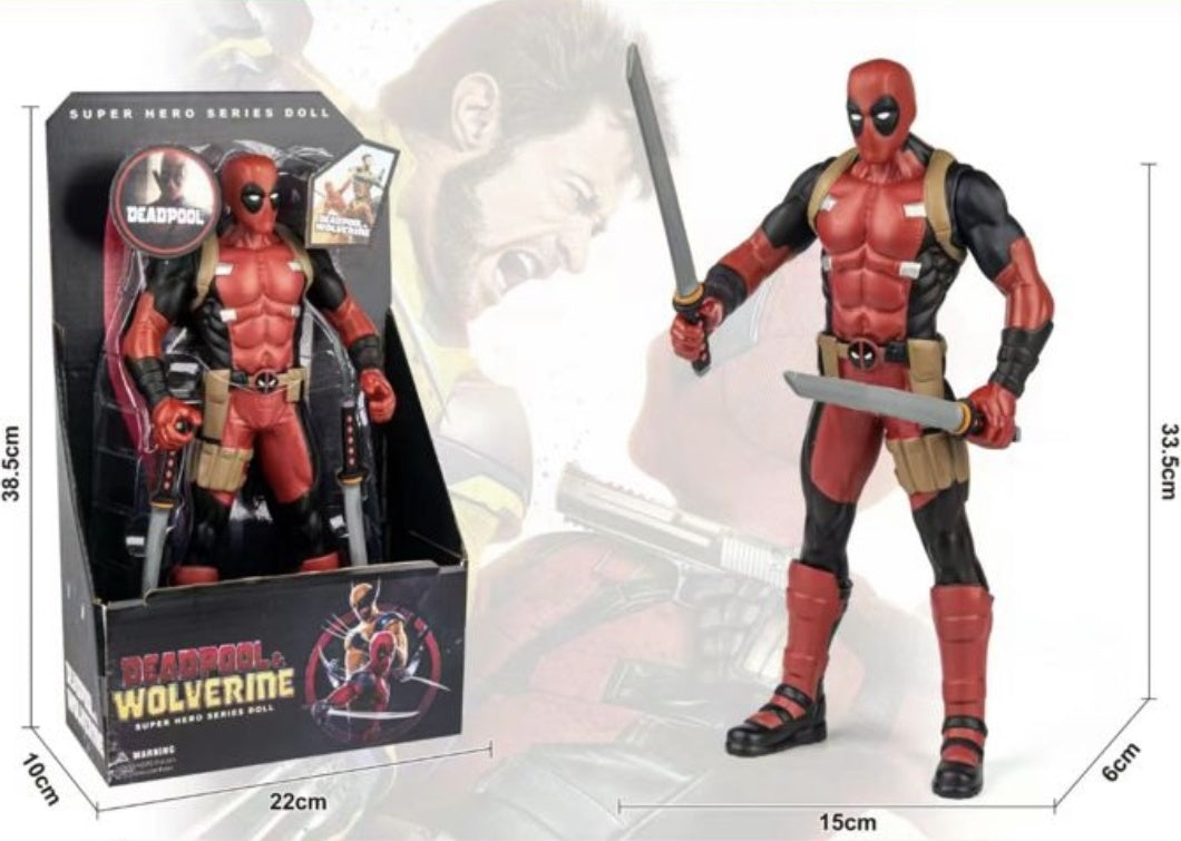 Фигура Deadpool с оръжия – 33 см