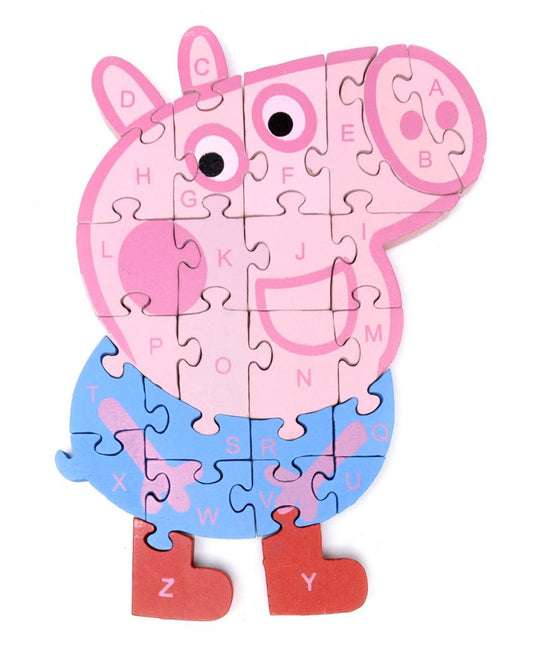 Дървен пъзел на Прасето Пепа - Peppa Pig
