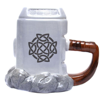 Керамична 3D чаша Thor Mjolnir