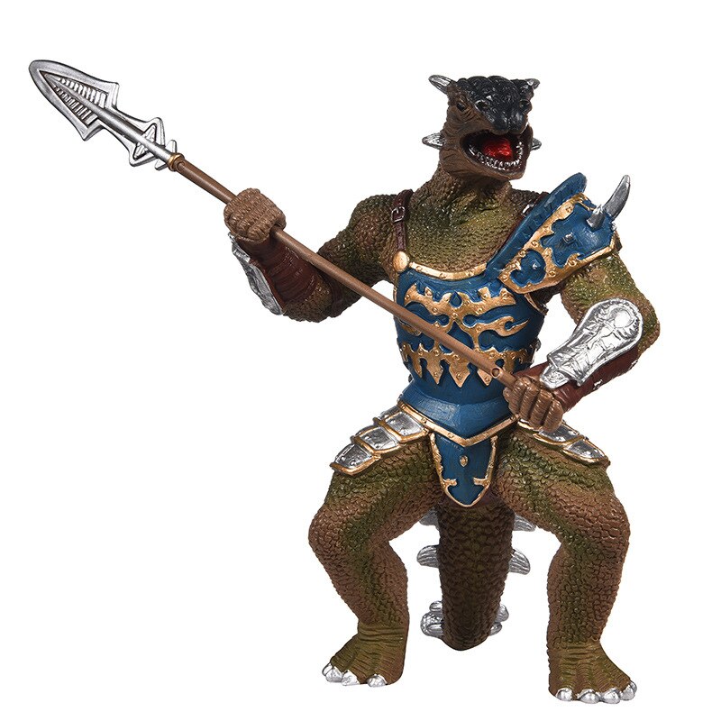 Фигура Динозавър Воин с Копие