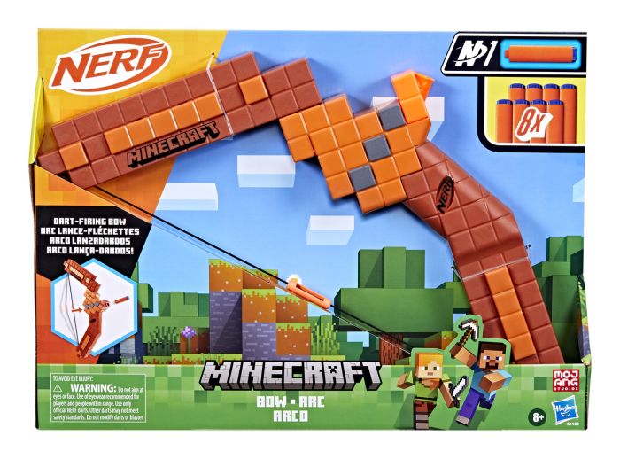 Nerf Minecraft Bow - Лък със Стрелички