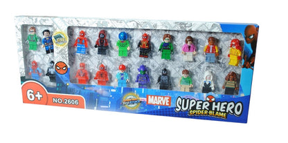Комплект от 20 Минифигурки тип LEGO – Spider-Man & Marvel Супергерои