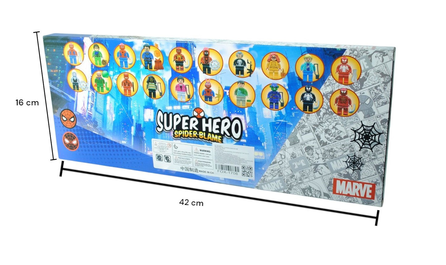 Комплект от 20 Минифигурки тип LEGO – Spider-Man & Marvel Супергерои