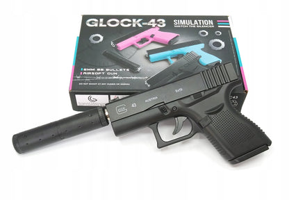 Играчка пистолет Glock-43 – с заглушител