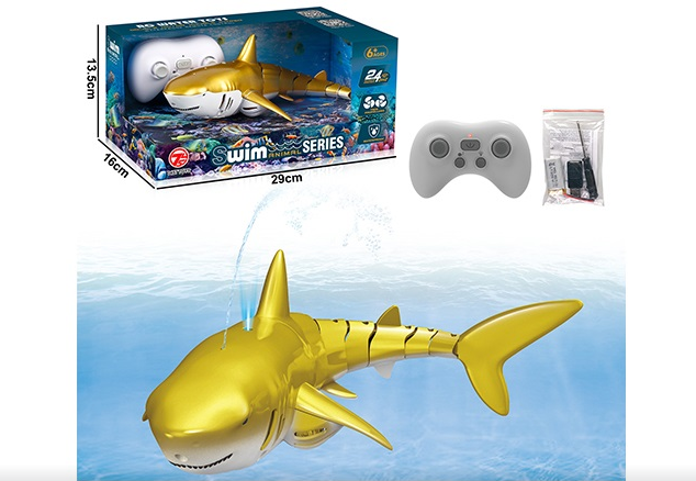 Златна акула с радиоуправление – водна играчка