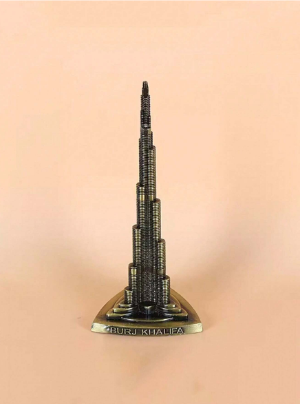 Мини фигурка Burj Khalifa – метален сувенир 11.8 см