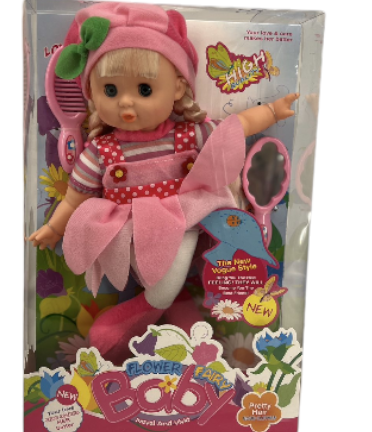 Кукла Flower Fairy Baby – фея с гребен и огледалце