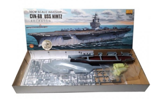 Модел за сглобяване – самолетоносач USS Nimitz (30 см)
