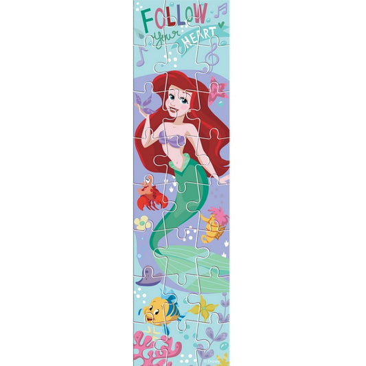 Двустранен пъзел Disney Princess Ариел за оцветяване – 24 части