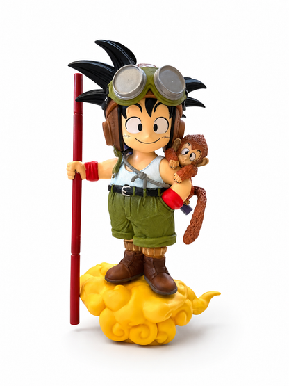 ниме фигура Kid Goku от Dragon Ball с облака Kinto’un и Power Pole