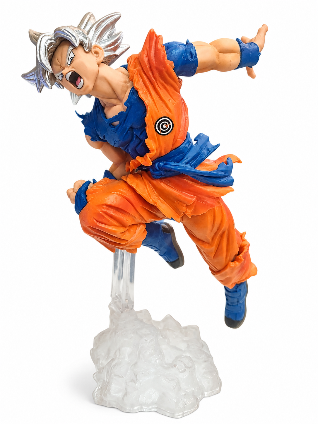 Страничен изглед на Ultra Instinct Goku аниме фигура