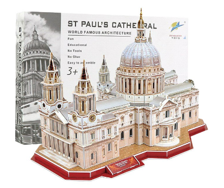3D картонен пъзел – Катедралата „Свети Павел“