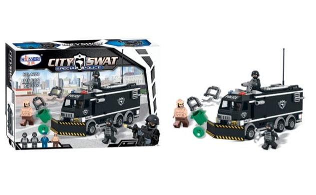Конструктор City SWAT – Полицейски камион и фигурки (316 части)