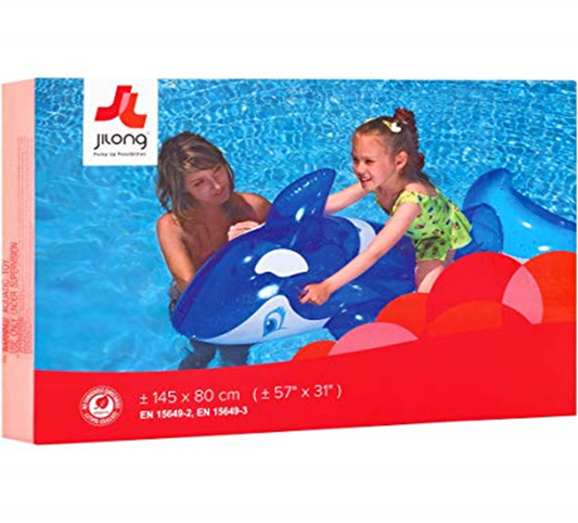 Надуваем делфин – 145×80 см, син