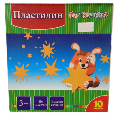 Пластилин 10 цвята – комплект „Свят на творчеството“ 🎨