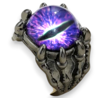 Пръстен с драконово око – готик и фентъзи стил