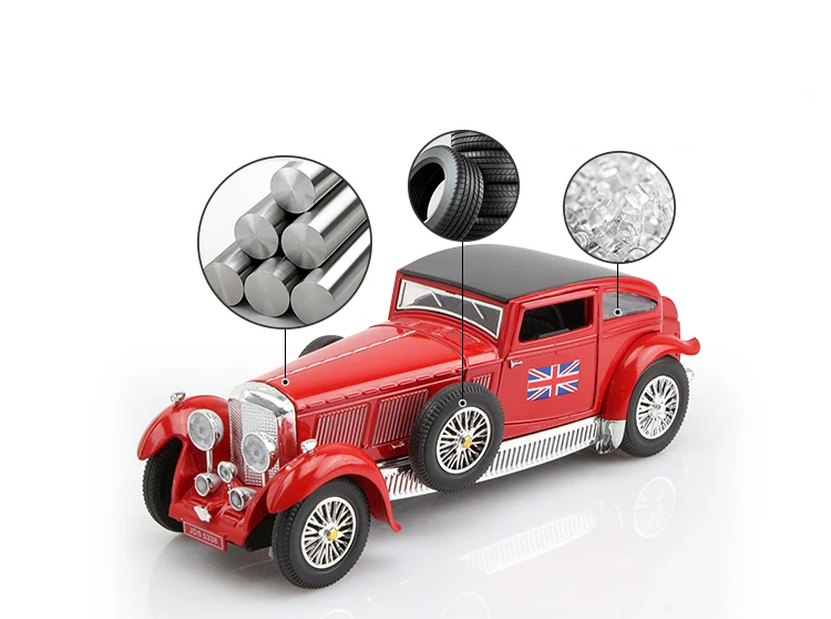 Classic British Car (inspired by vintage Bentley 1930s)