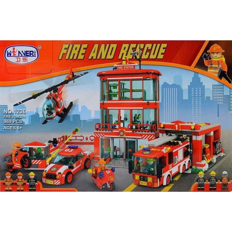Конструктор Fire and Rescue – Пожарна станция 969 части