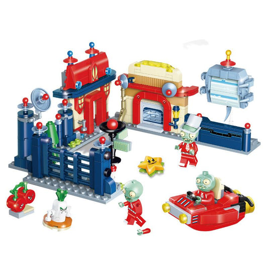 Конструктор зомби сет с фигурки и сгради (Plants vs Zombies)