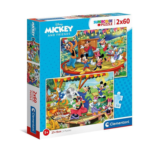 Комплект пъзели 2×60 Mickey and Friends – Clementoni