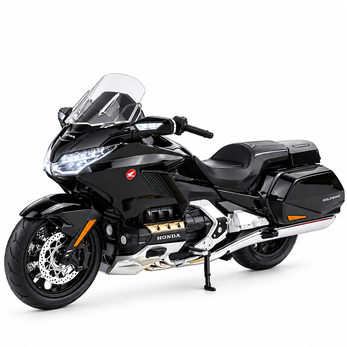 Колекционерски модел Honda Gold Wing GL1800 с предна слюда и странична стойка