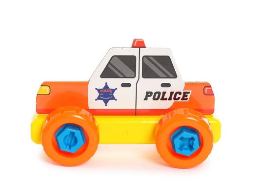 Конструктор Police Car – 3 сглобяеми полицейски коли