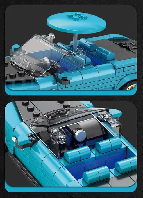 Конструктор спортен автомобил Boat Tail – 417 части