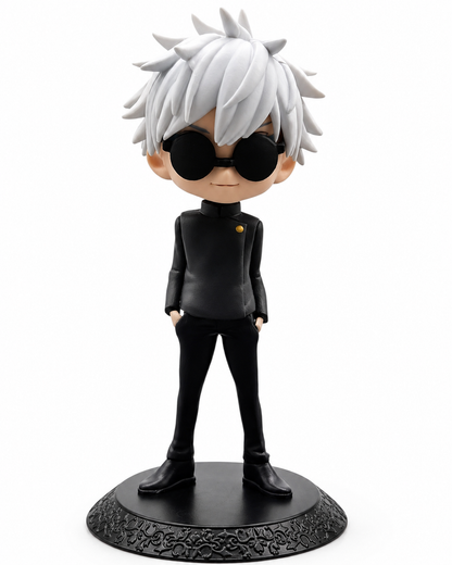 Chibi аниме фигура Satoru Gojo от Jujutsu Kaisen в преден изглед
