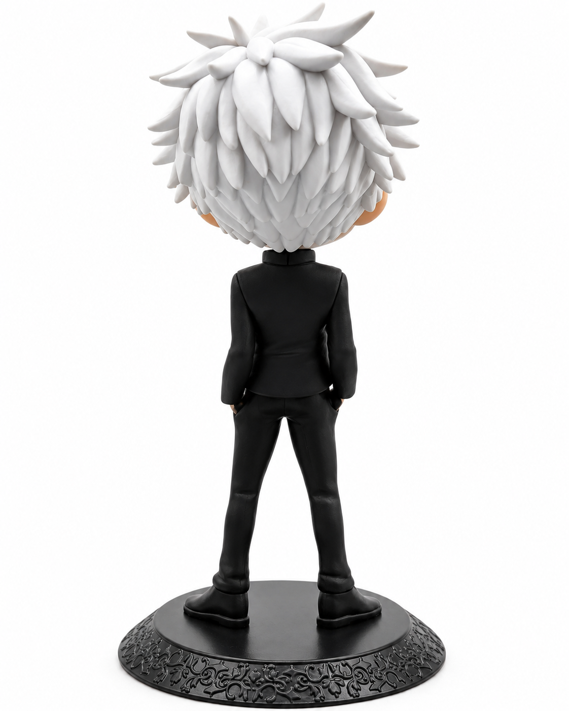 Chibi аниме фигура Satoru Gojo от Jujutsu Kaisen в заден изглед