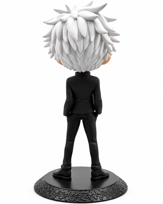 Chibi аниме фигура Satoru Gojo от Jujutsu Kaisen в заден изглед