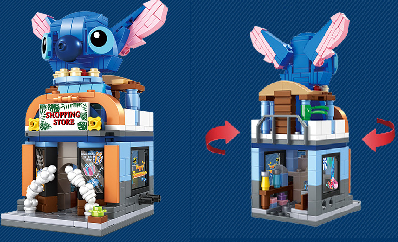 Конструктор Stitch Shopping House – 288 части