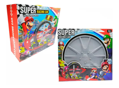 Super Mario Racing Car писта с коли