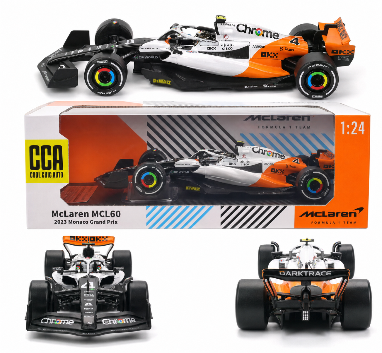 McLaren MCL60 №4 Lando Norris (Monaco GP 2023)