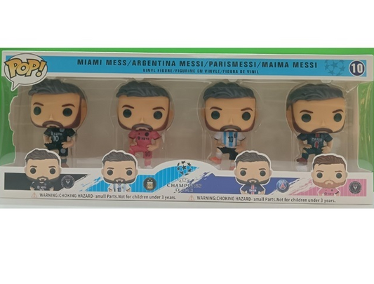 Комплект фигурки футболист – стил Lionel Messi (4 броя, тип Pop)