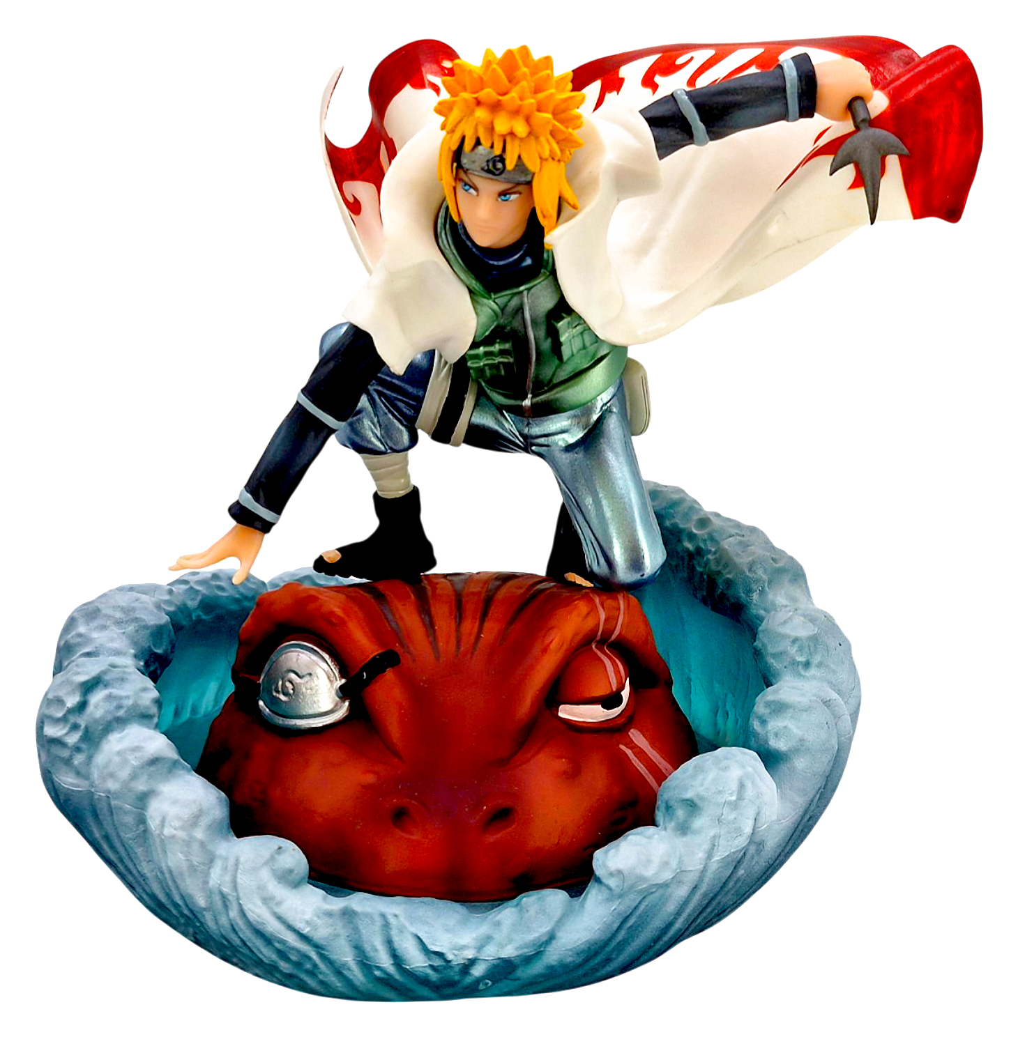 Аниме фигура Minato Namikaze върху Gamabunta от Naruto