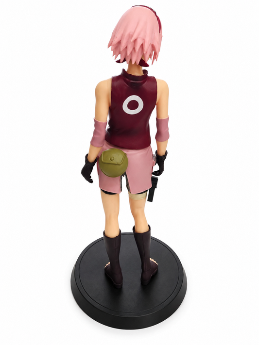 Заден изглед на аниме фигура Sakura Haruno от Naruto Shippuden
